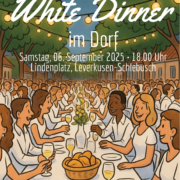 White Dinner im Dorf